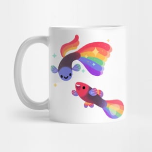 Rainbow guppy 5 Mug